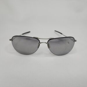 Rare Oakley Crosshair Aviator Chrome Frame / VR28 Black Iridium Lenses OO4060-02